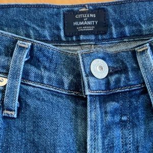 CITIZENS OF HUMANITY OLIVIA HIGH RISE SLIM ANKLE JEANS